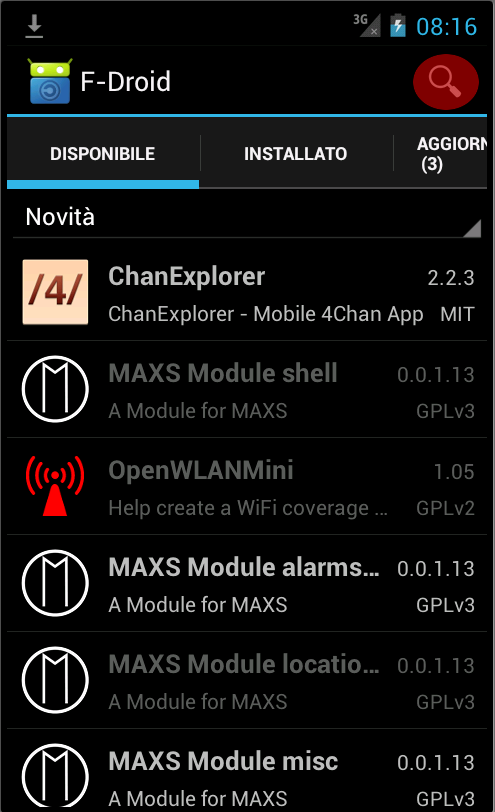 Avvio ricerca Avvio ricerca