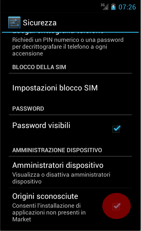 Selezione Origini Sconosciute Selezione Origini Sconosciute