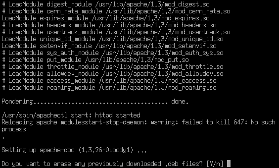 accettiamo con A CAPO di cancellare i file temporanei eventualmente scaricati sul computer
