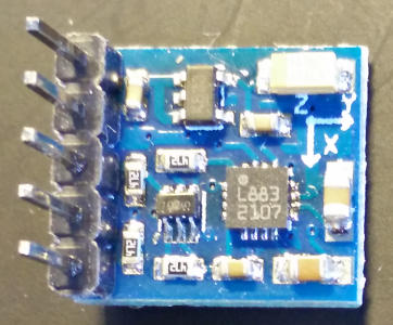 Bussola GY-271 con HMC5883L Da sopra