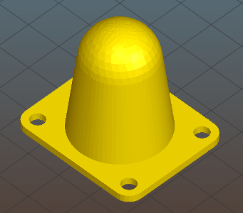 rendering del puntone anteriore